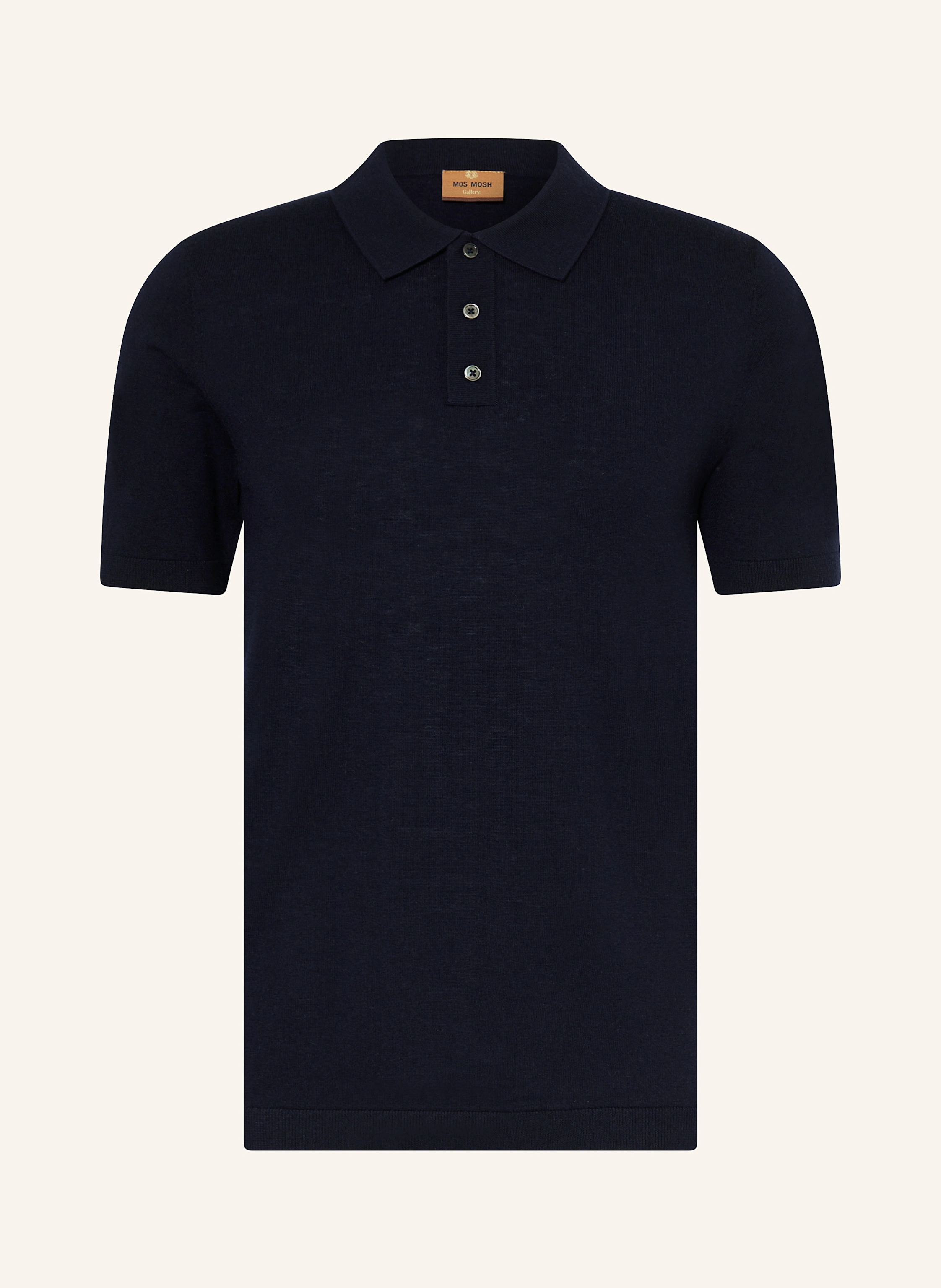 MOS MOSH Gallery Strick-Poloshirt MMGADAM