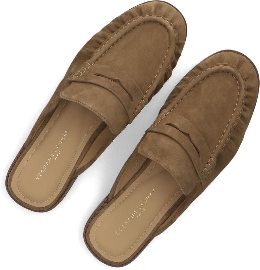 STEFANO LAURAN Loafers Dames Dk2806 Maat: 39 Materiaal: Suède Kleur: Camel