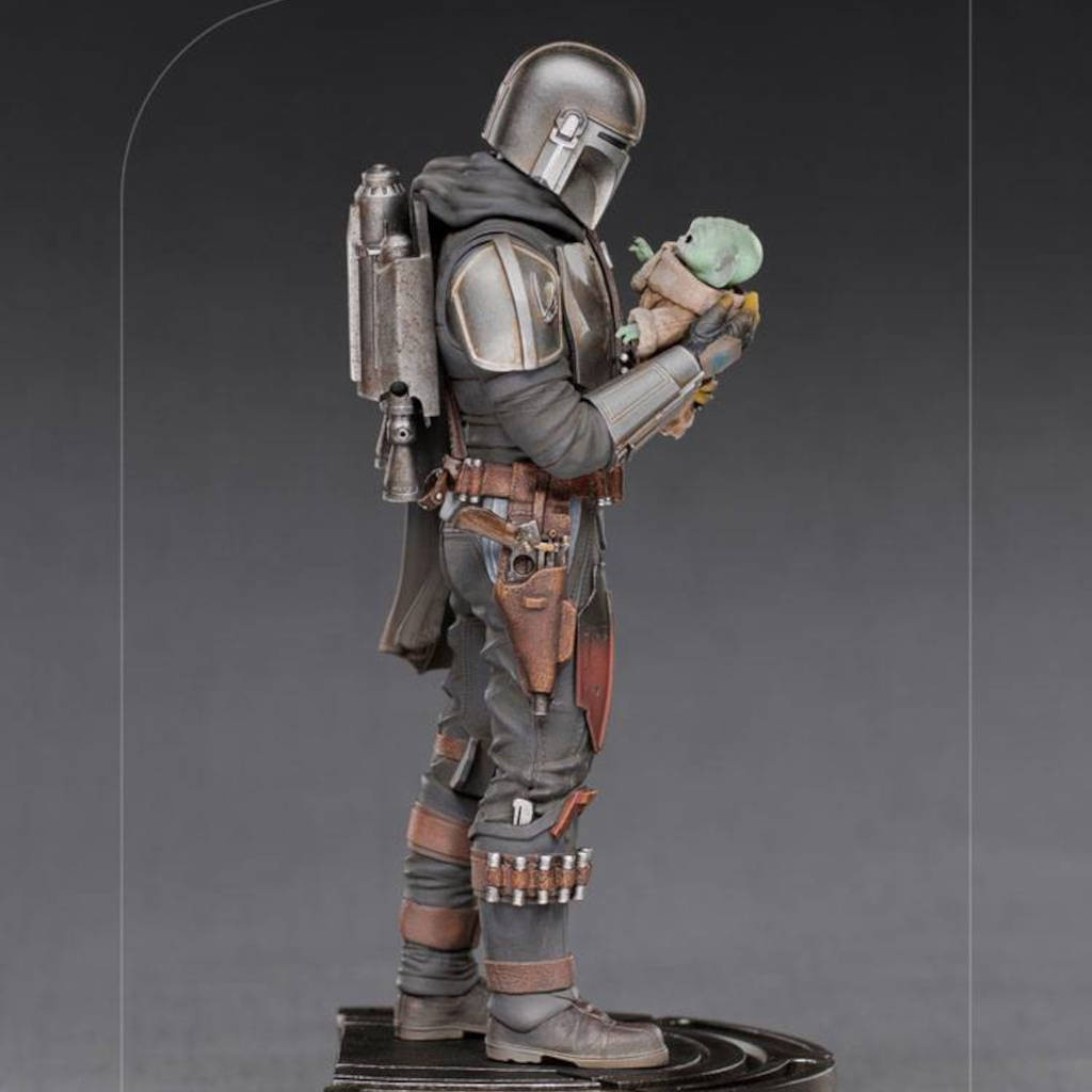 The Mandalorian - Statuette The Mandalorian & Grogu