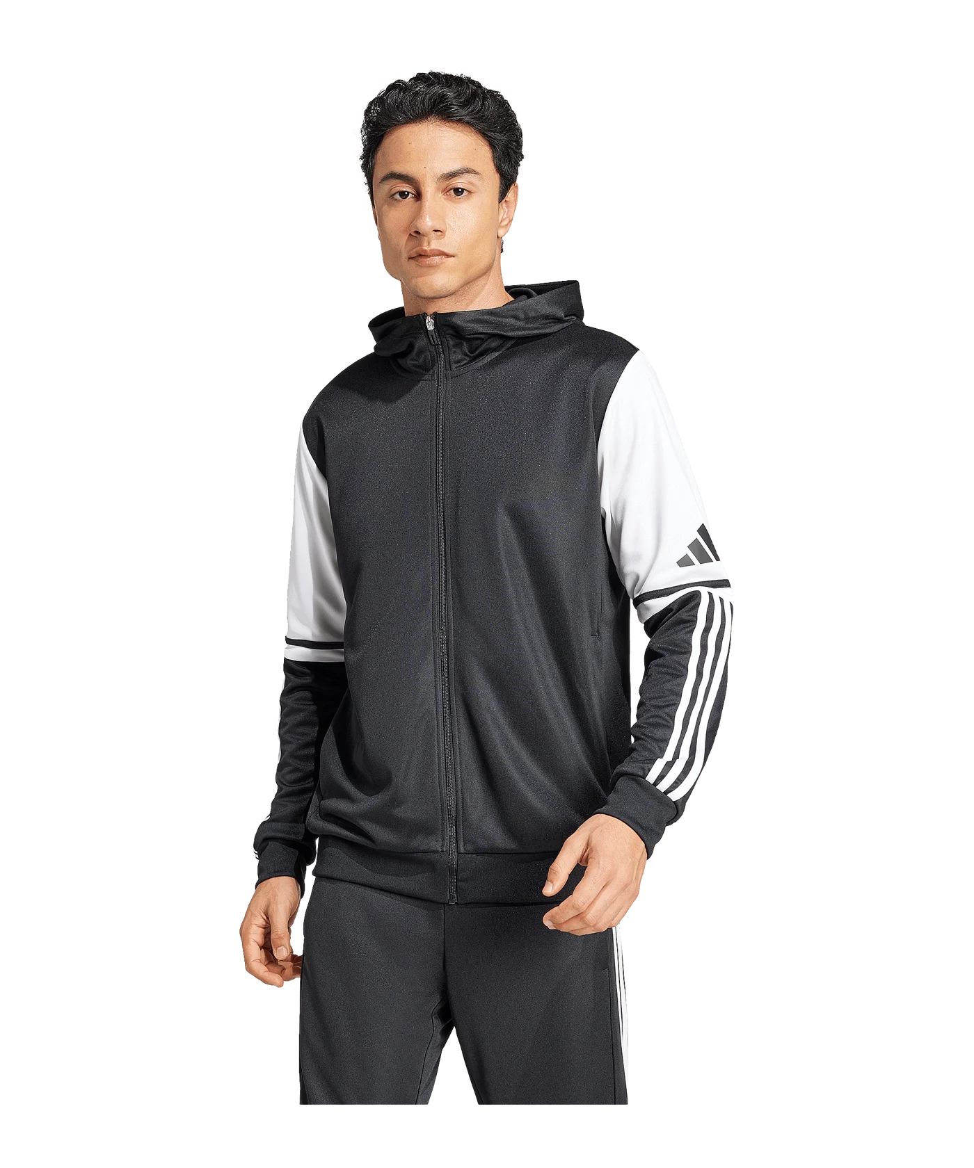 adidas Squadra 25 Kapuzenjacke Schwarz