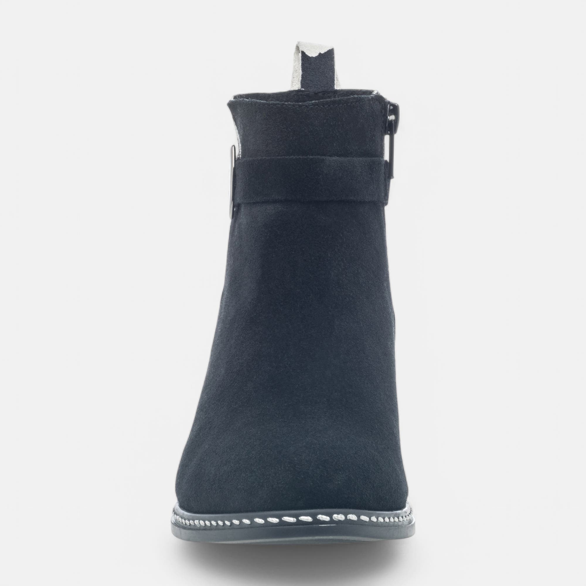 Bottines Femme en cuir noir