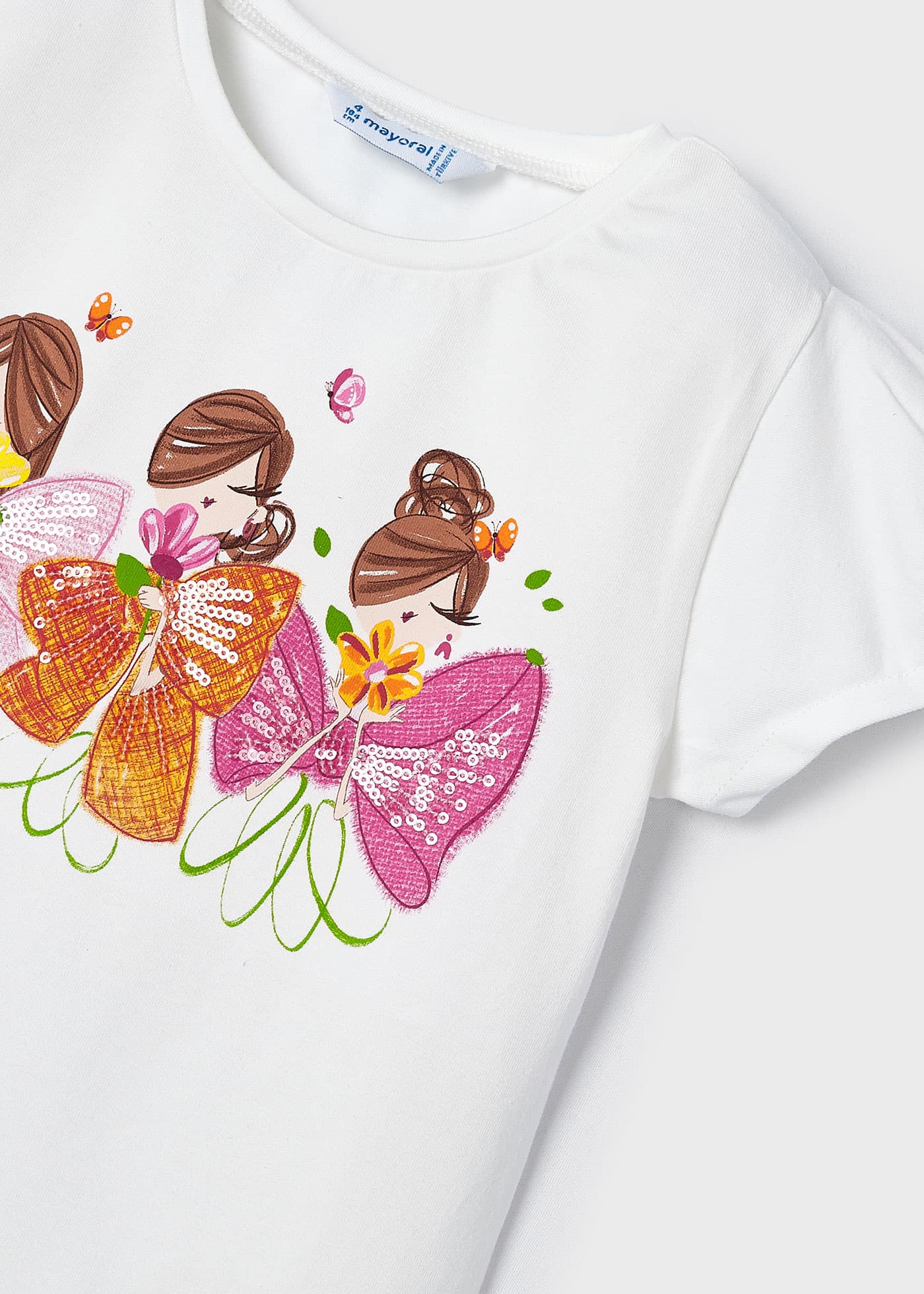 Camiseta estampada Better Cotton para meninas
