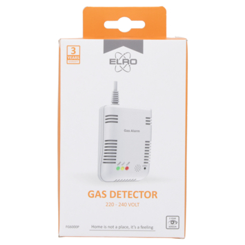 Elro FGA-13410 gasmelder voor Aardgas/Propaan/Butaan
