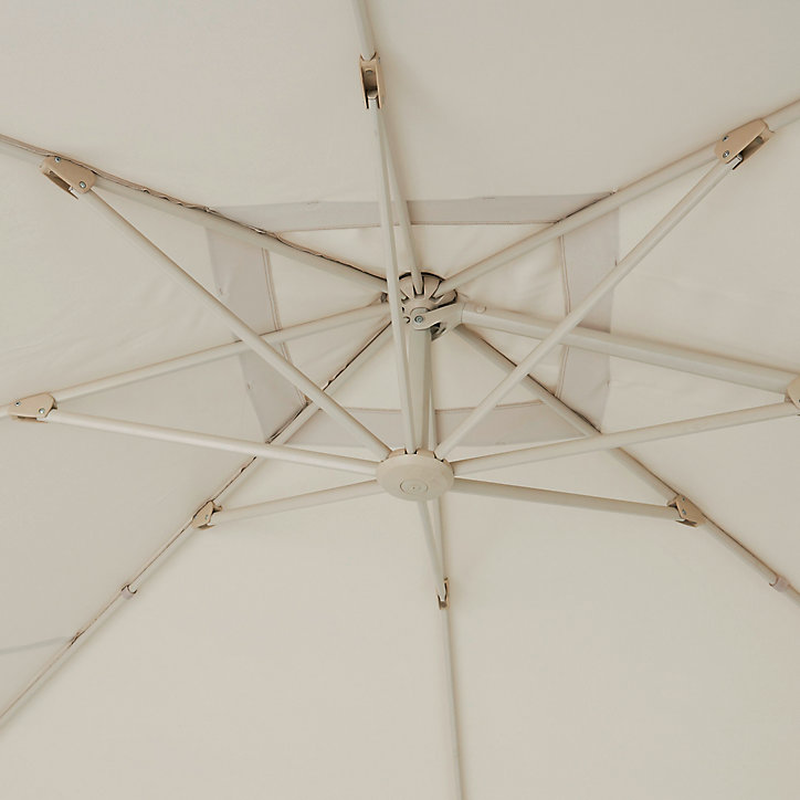 Parasol déporté GoodHome Menorca peyote 300 x 300 cm