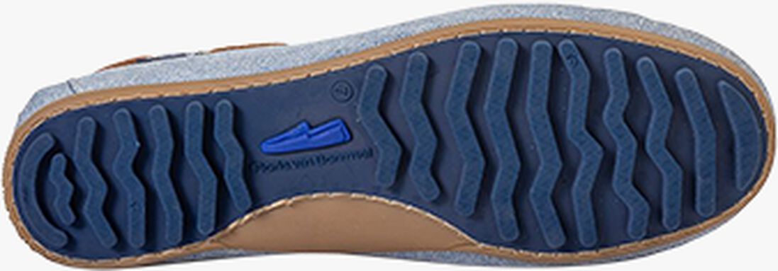 FLORIS VAN BOMMEL lichtblauwe floris van bommel mocassins sfm-40009