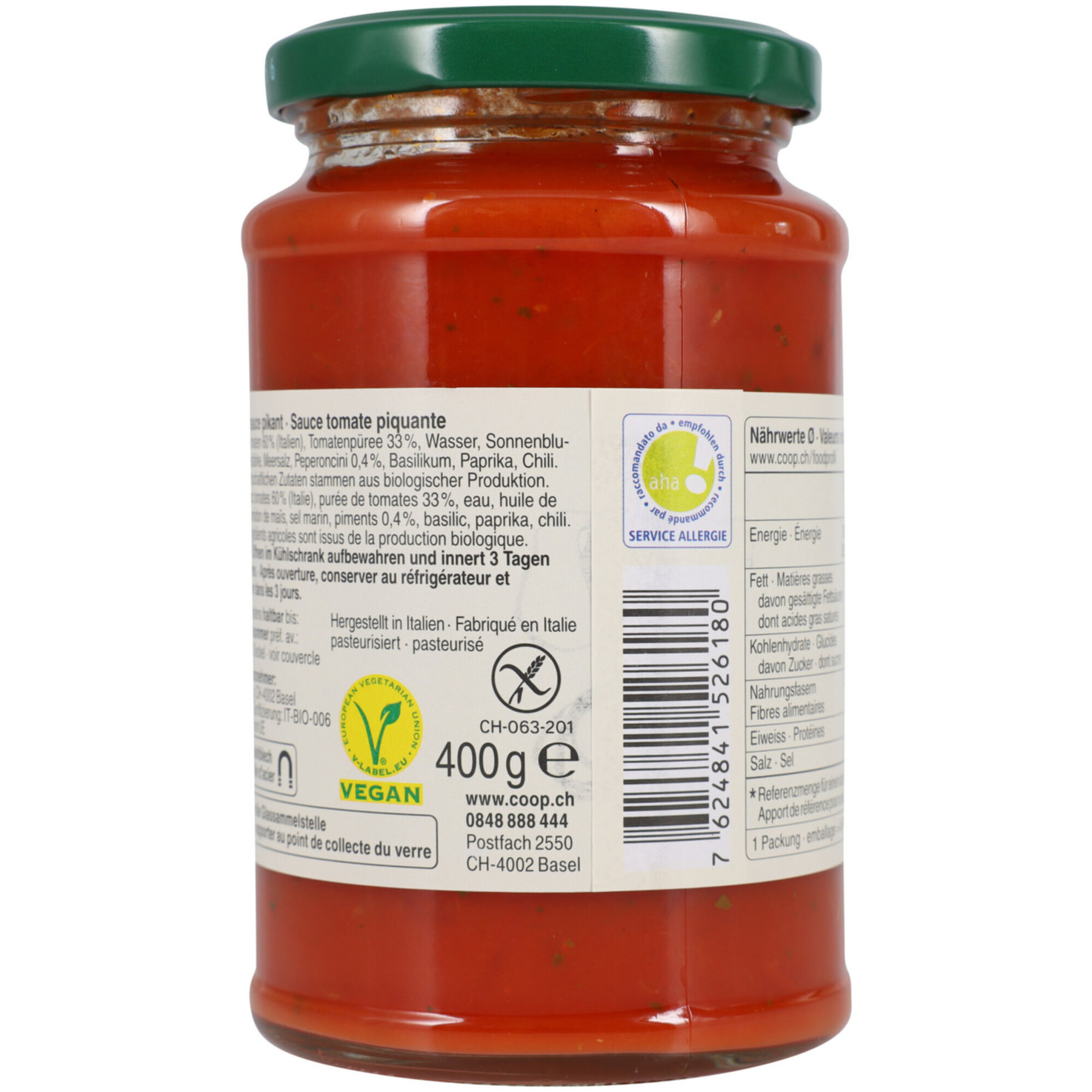 Bio Sugo all'Arrabbiata
