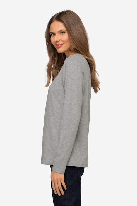 T-Shirt, Vogel, Rundhals, Langarm