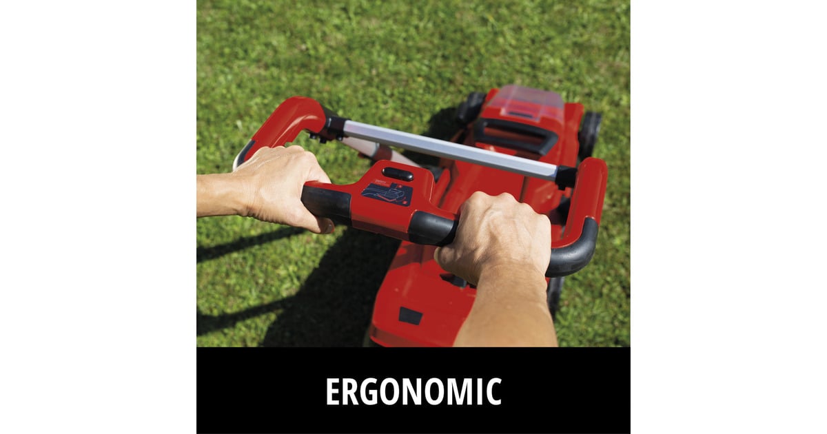 EINHELLAccu Grasmaaier RASARRO 36/42 (2x5,2Ah)  (Rood/zwart, 2x 5.2 Ah PXC accu's en 1x DUO-lader inbegrepen)