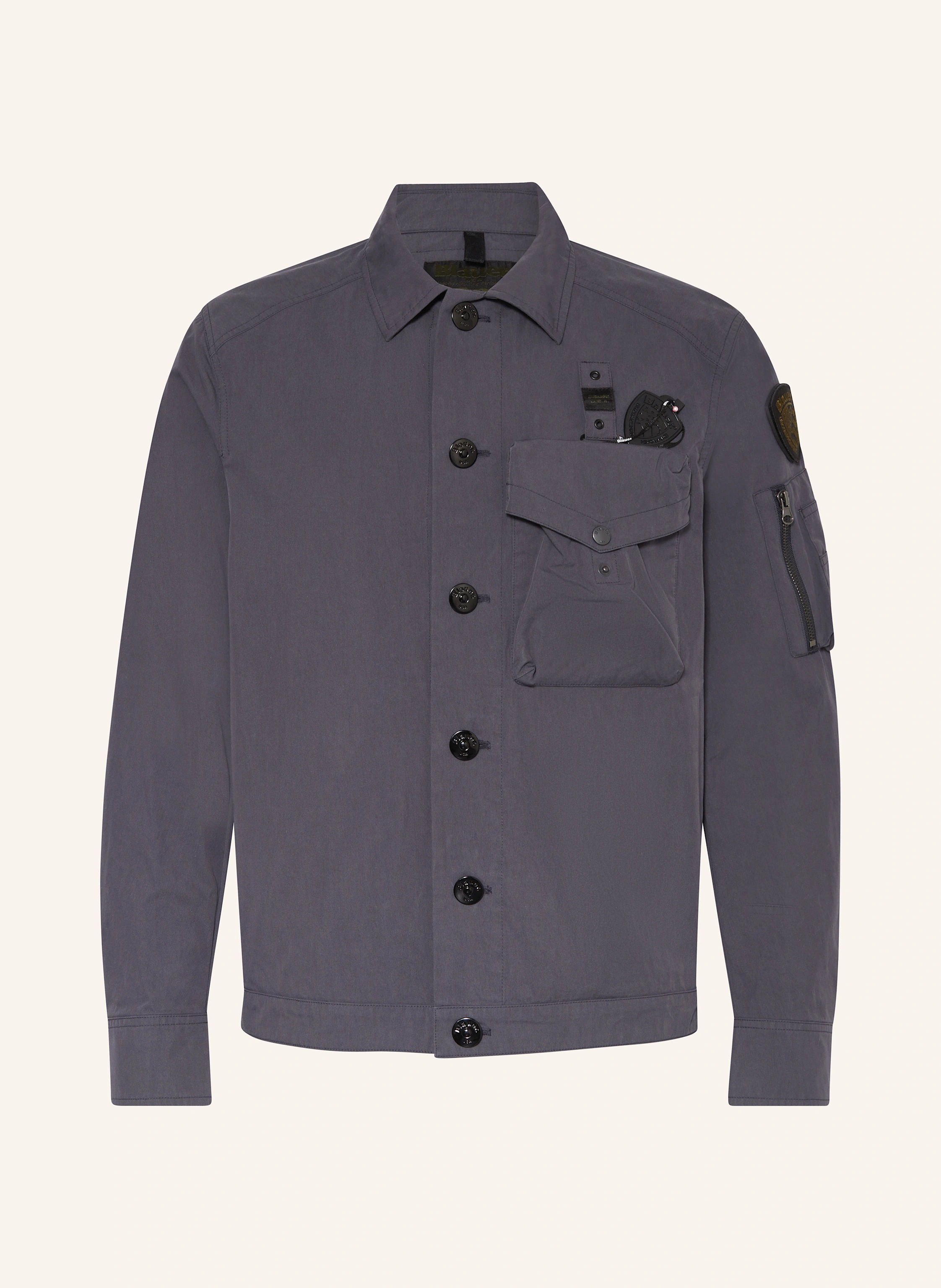 Blauer Blouson
