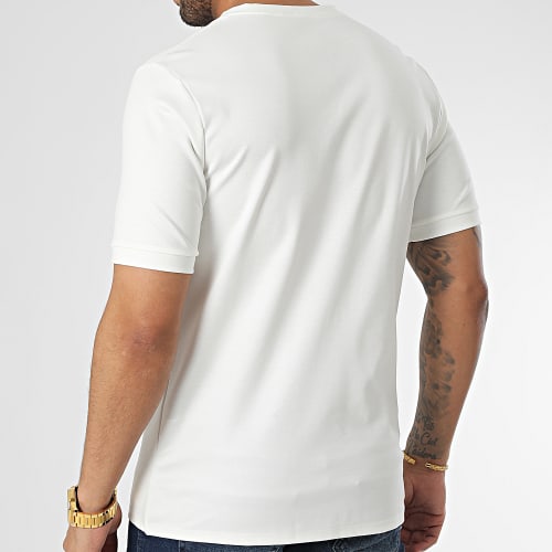 Tee Shirt Poche Blanc Noir