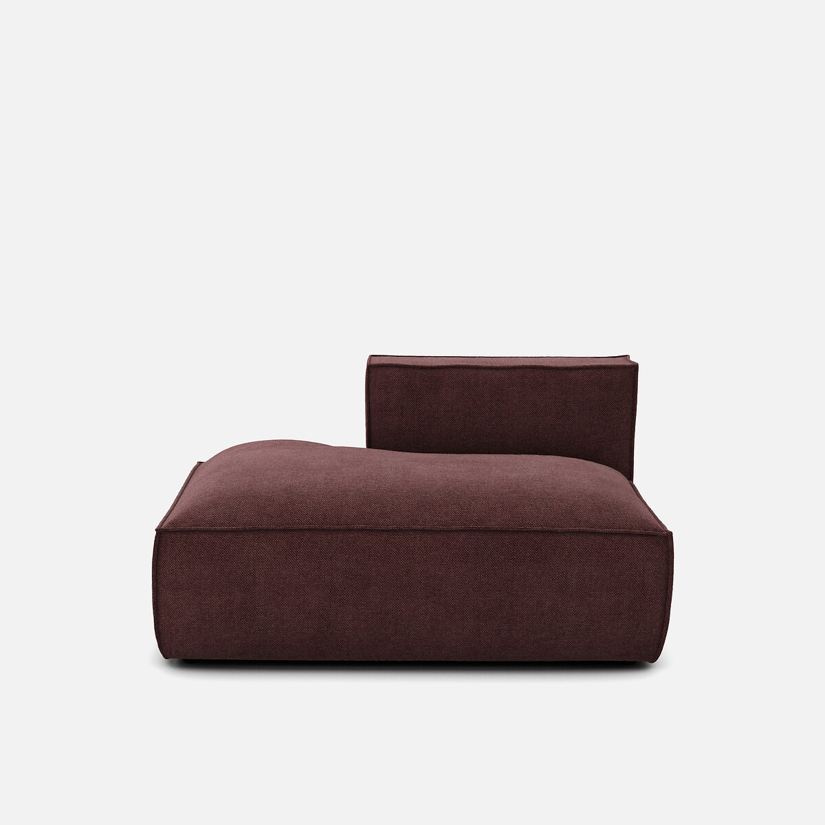 LA REDOUTE INTERIEURS<br>Sofá lounge texturizado, esquerdo, Seven