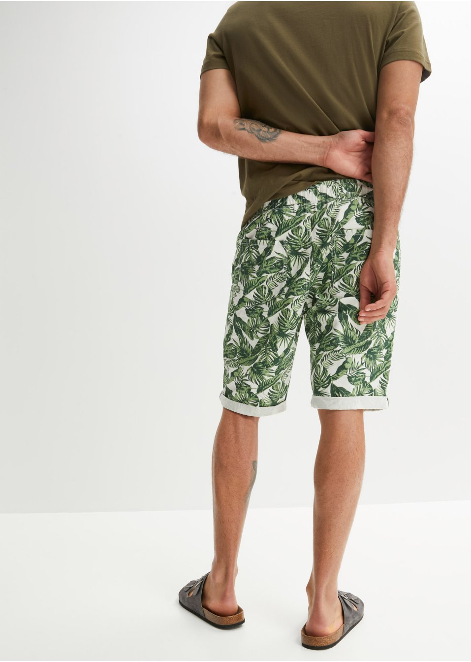 Lot de 2 bermudas taille extensible, Regular Fit