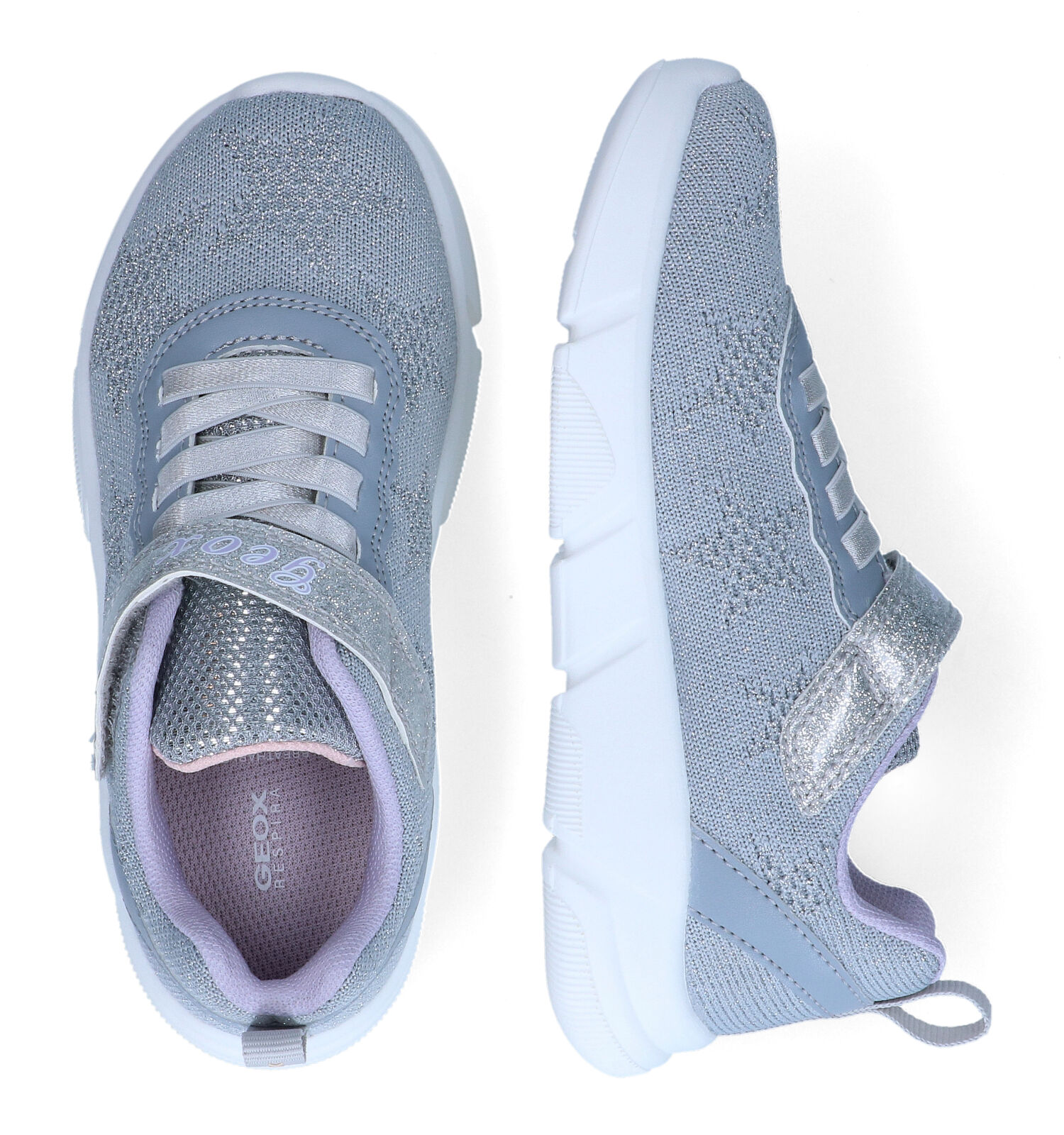 Sneakers zilver
