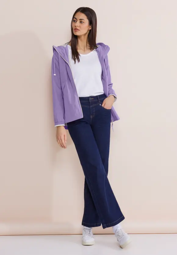 Moderner Windbreaker - shiny lilac