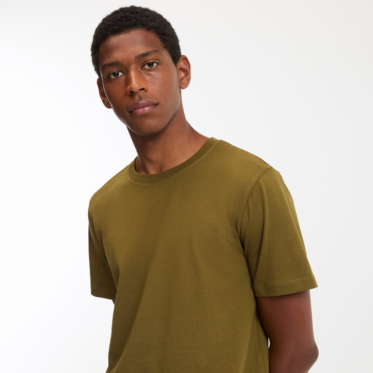 COLEÇÃO LA REDOUTE<br>Camiseta com gola redonda e mangas curtas