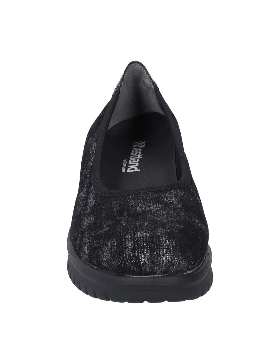 Slipper Calais 85, schwarz-silber