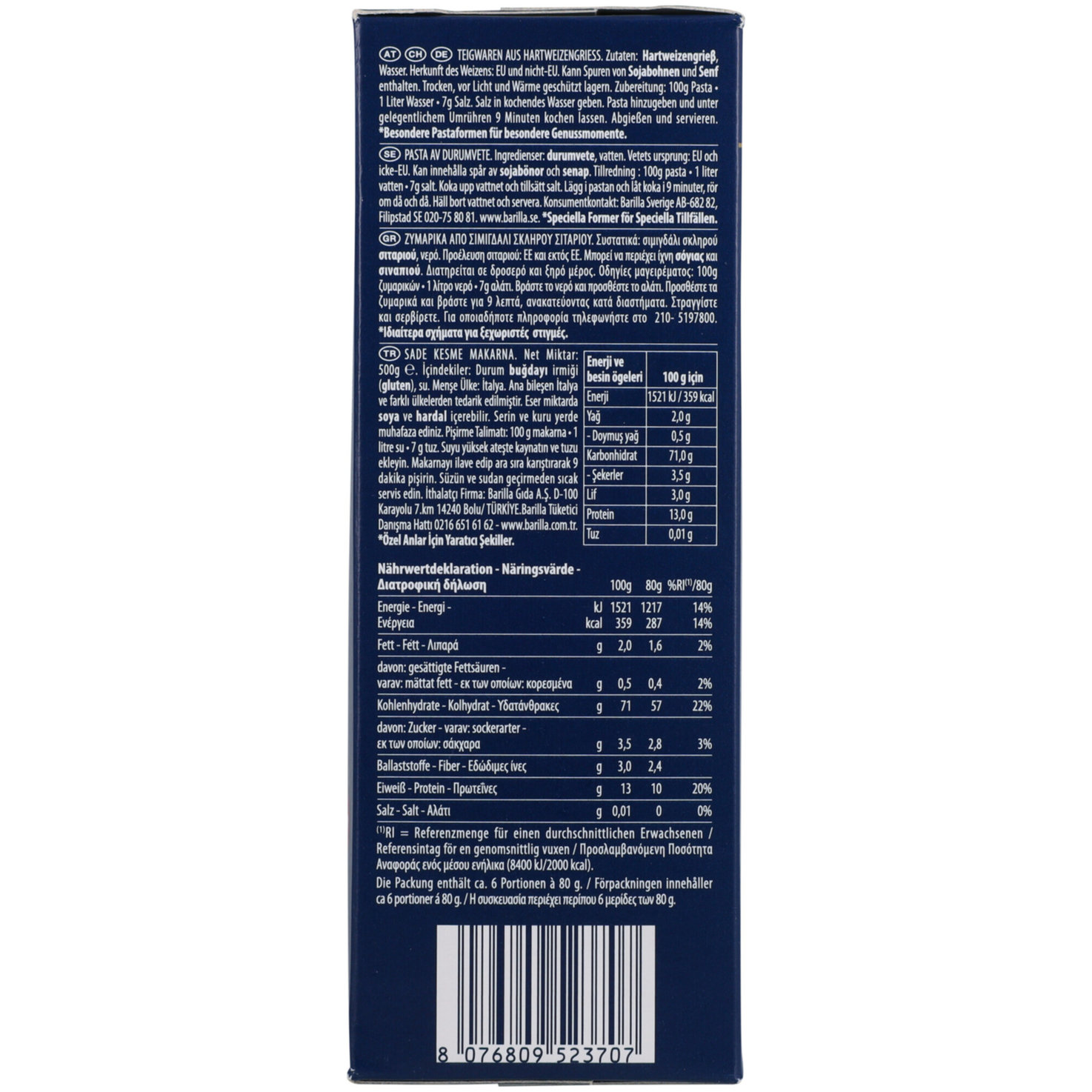 Barilla Collezione Castellane n. 280