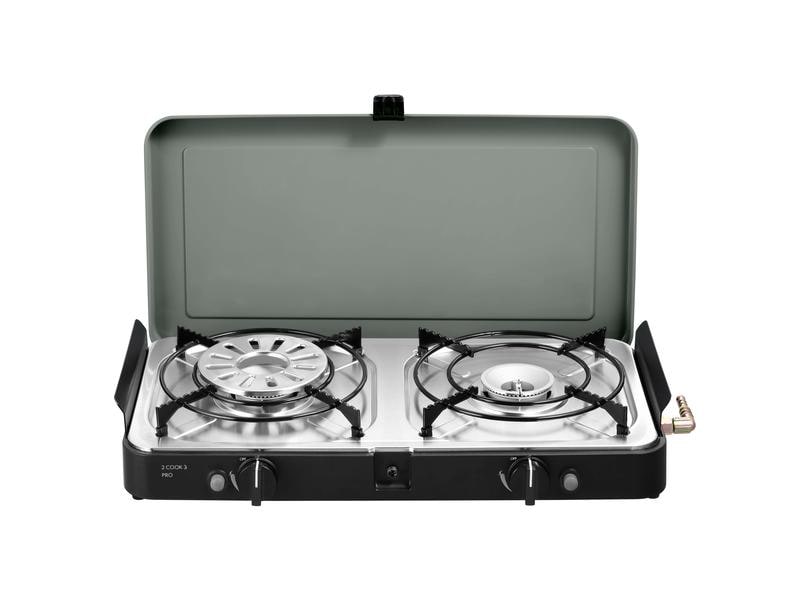 CADAC DOMETIC Kocher 2 Cook 3 Pro Deluxe 30 mbar Leichter Kocher mit 2 Brennern