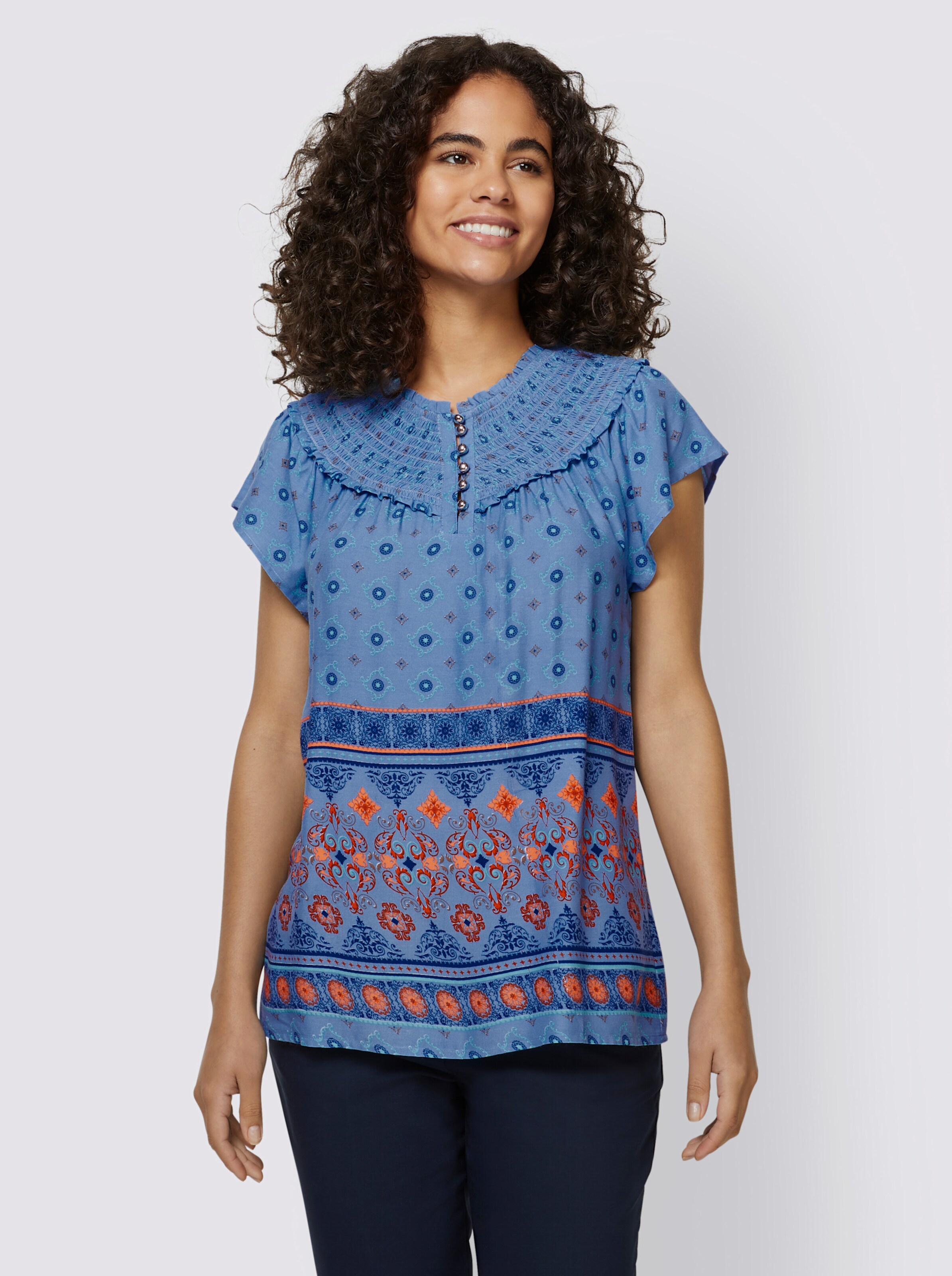 Druckbluse