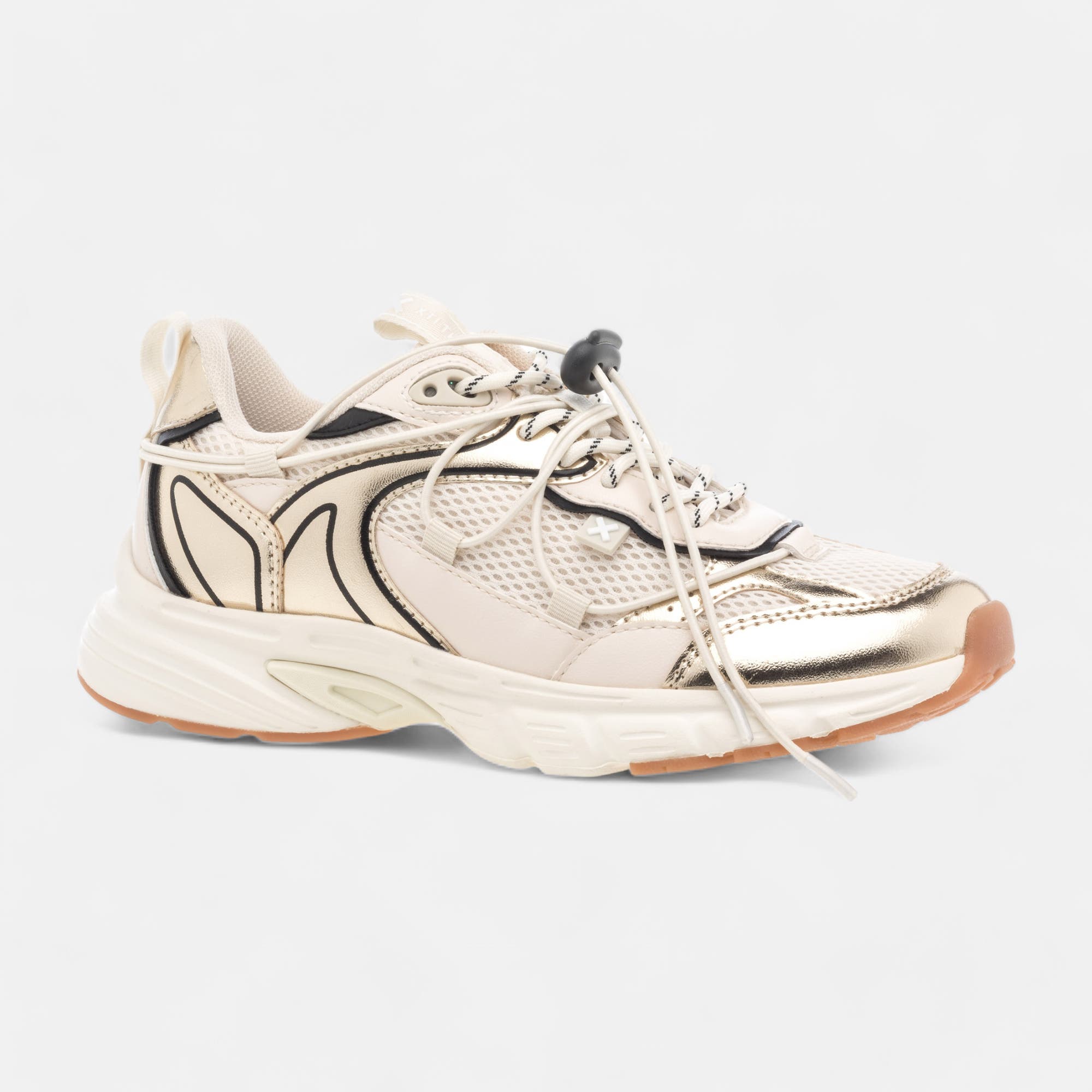 Baskets basses Femme or