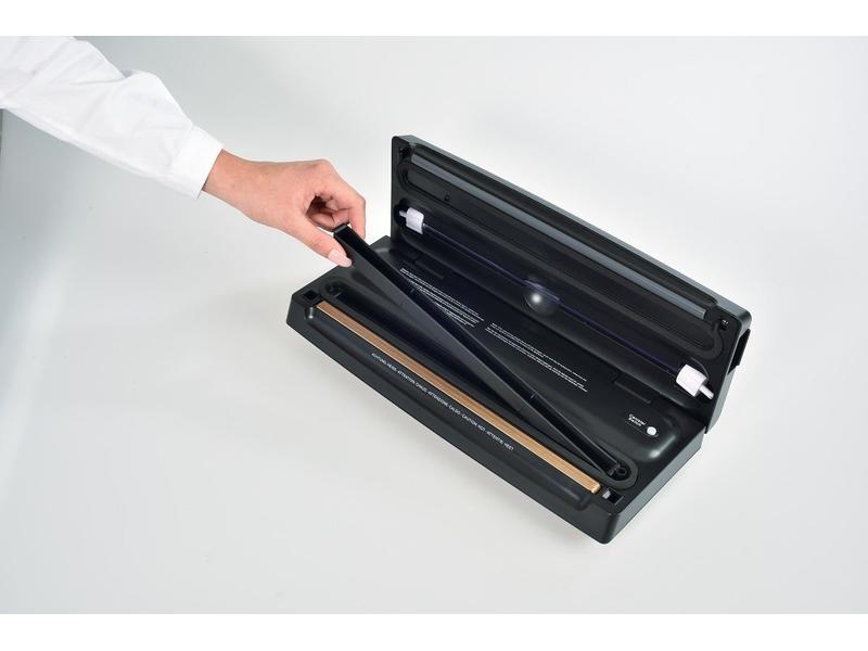 Solis Vakuumiergerät Smart Typ 574 Silber/Schwarz Vakuumier-System mit herausnehmbarer Tropfschale