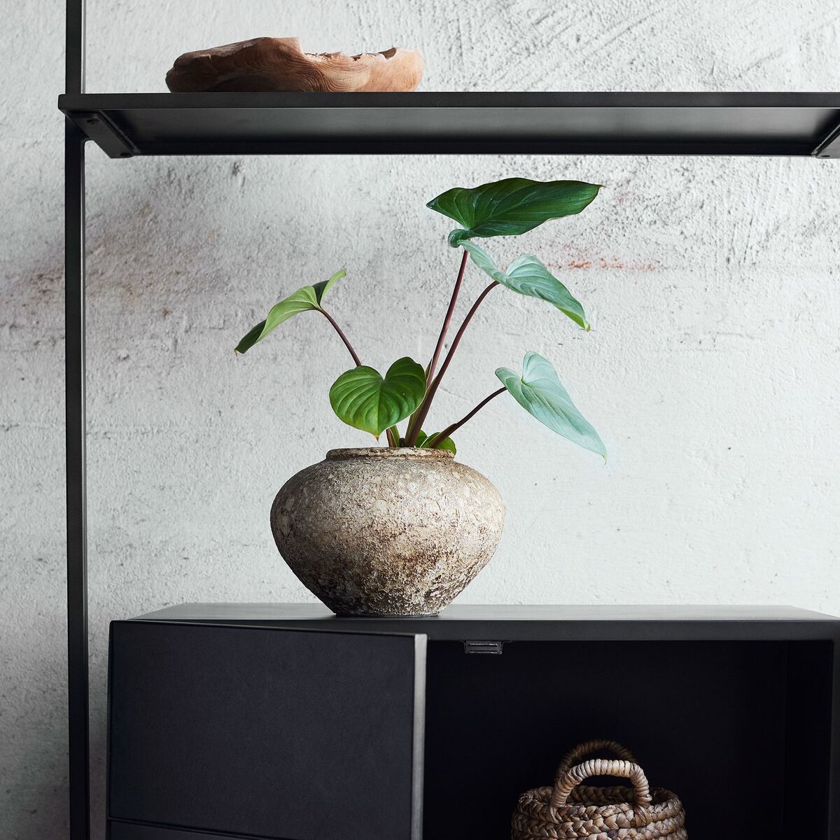 Luna vas 18 cm, beige