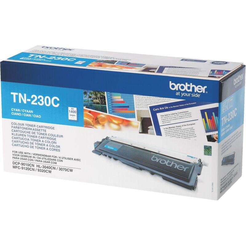 Toner Brother TN230 couleur séparée pour imprimante laser