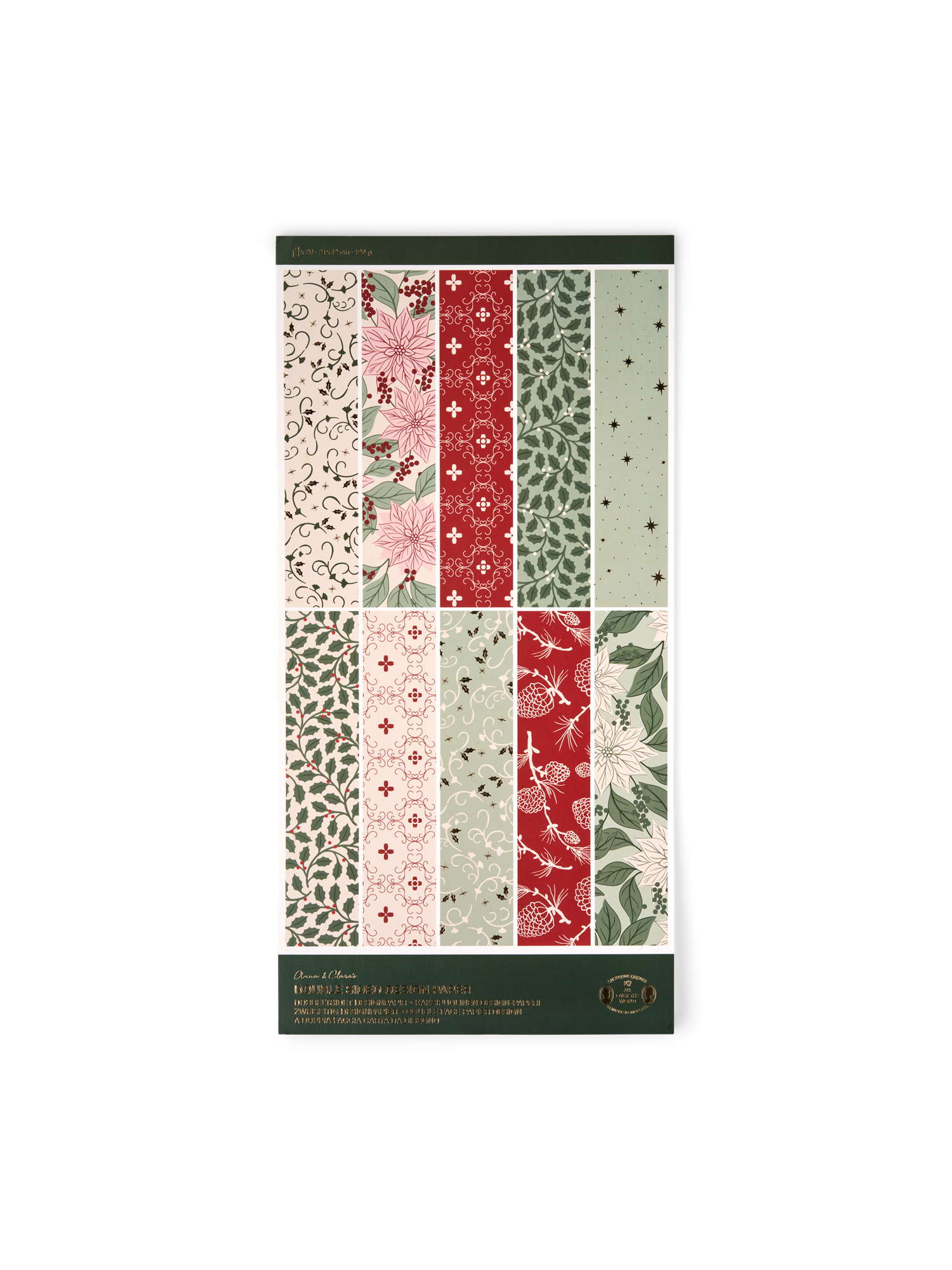 Designpapir | Papir. 42 x 21 cm. 20 ark. | Multi