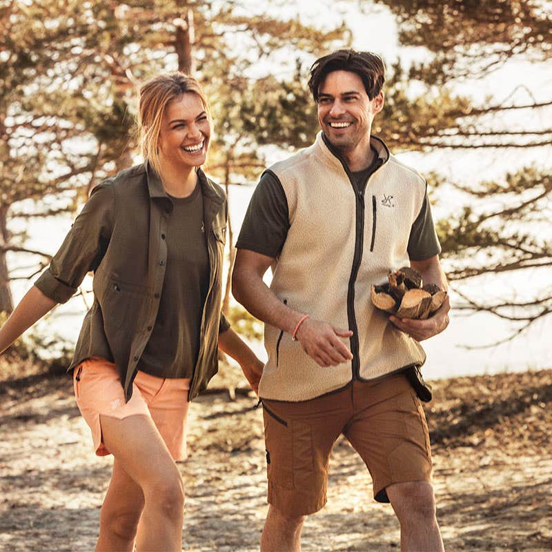 Canyon Full-zip Pile Fleece Vest Herre Peyote/Thyme