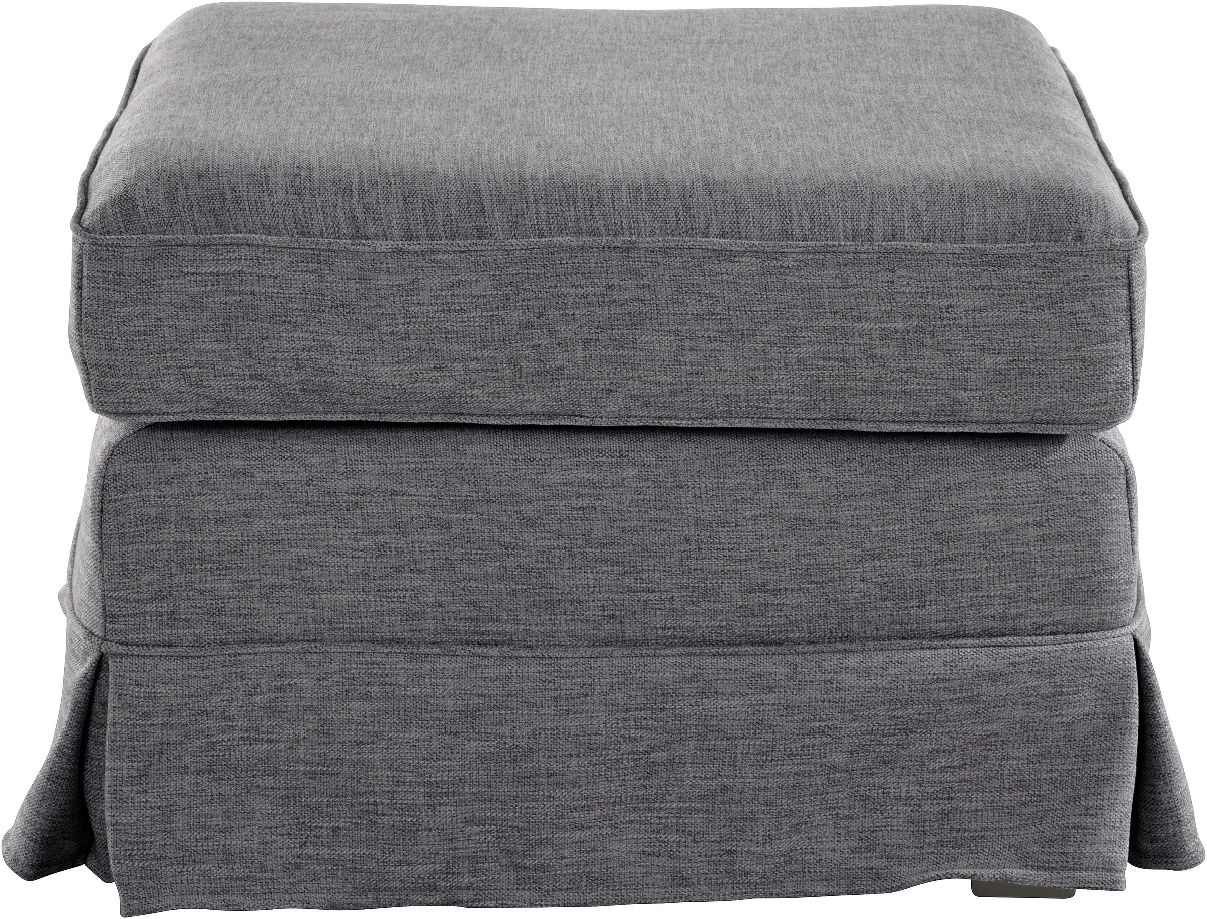 Home affaire Polsterhocker »Shadmoor« Hussenoptik, in uni oder mit Blumendruck, passend zur Shadmoor-Serie