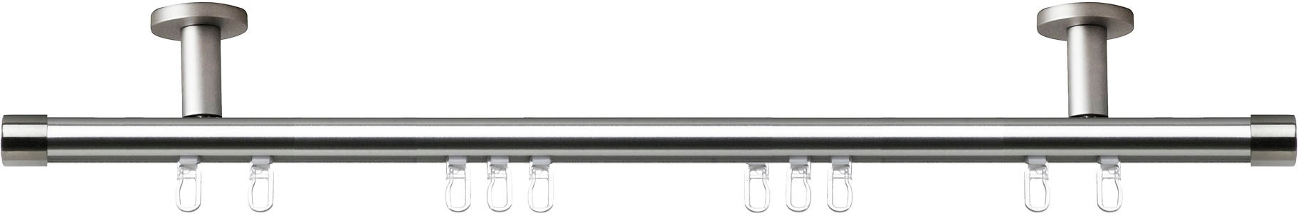 indeko Gardinenstange »Consul« Ø 20 mm 1 läufig-läufig Wunschmasslänge Innenlauf Komplett-Set inkl. Gleitern und Montagematerial