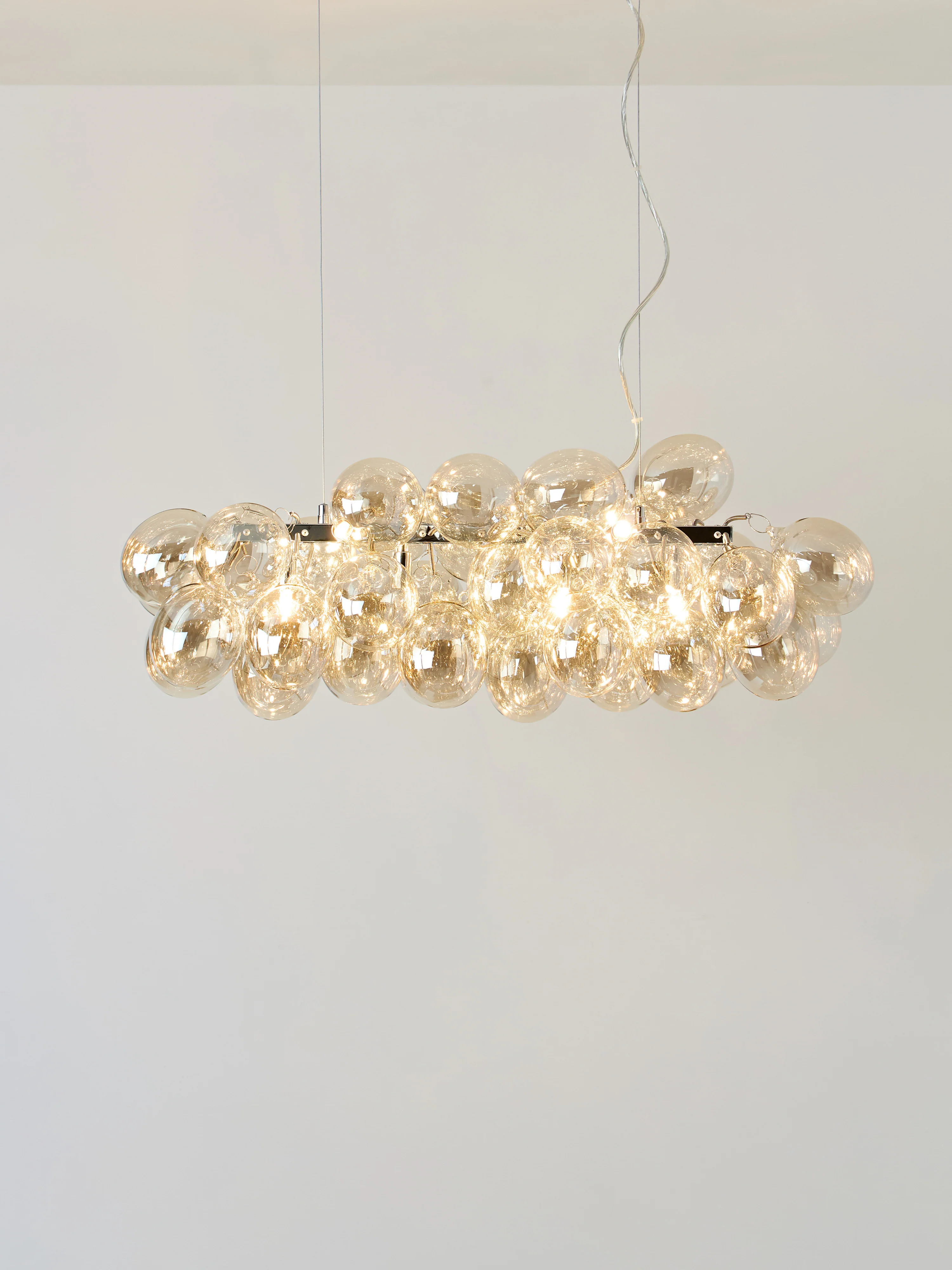 Mondgeblazen hanglamp Gross