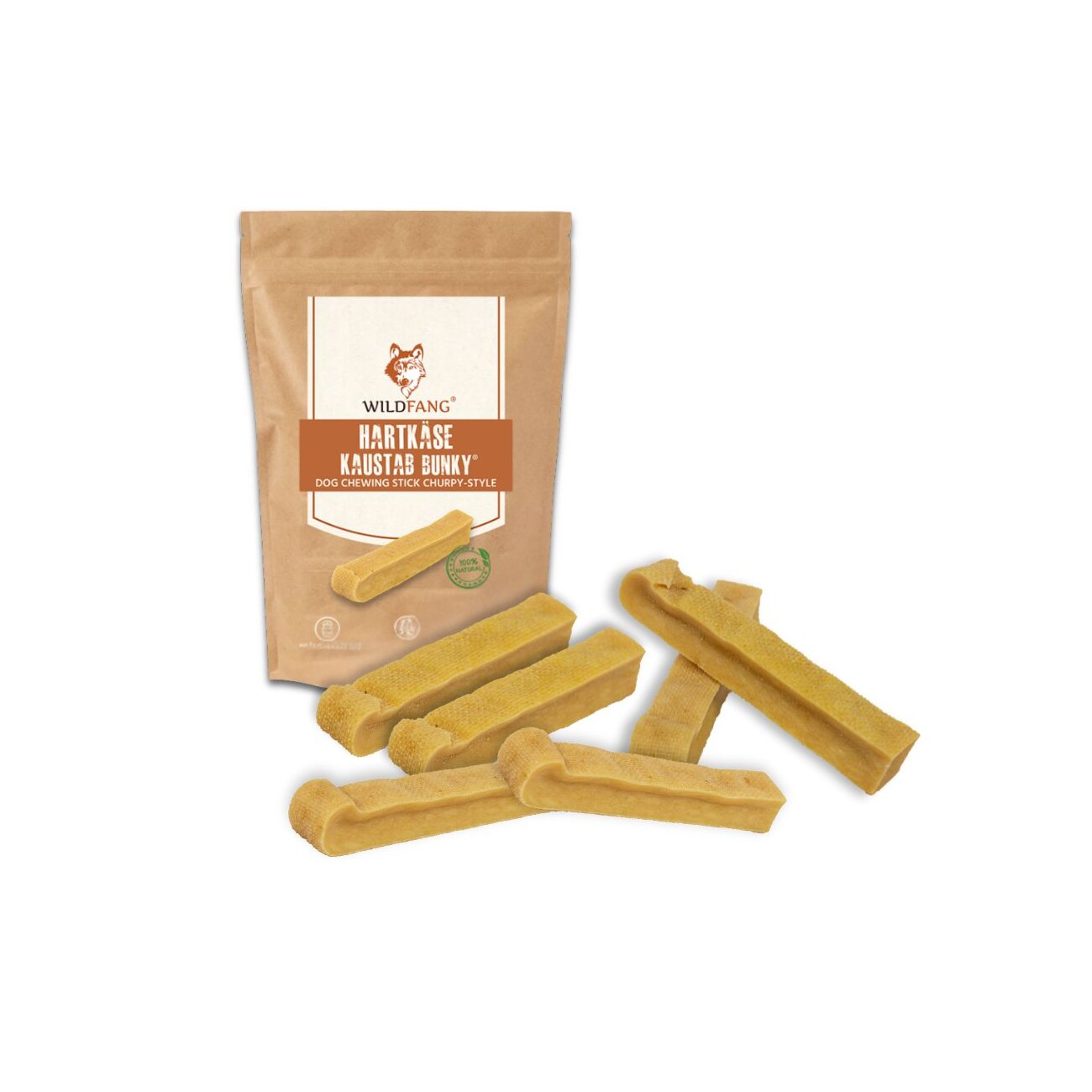 Wildfang Kaukäse - Hartkäse Kaustab 6x68 g