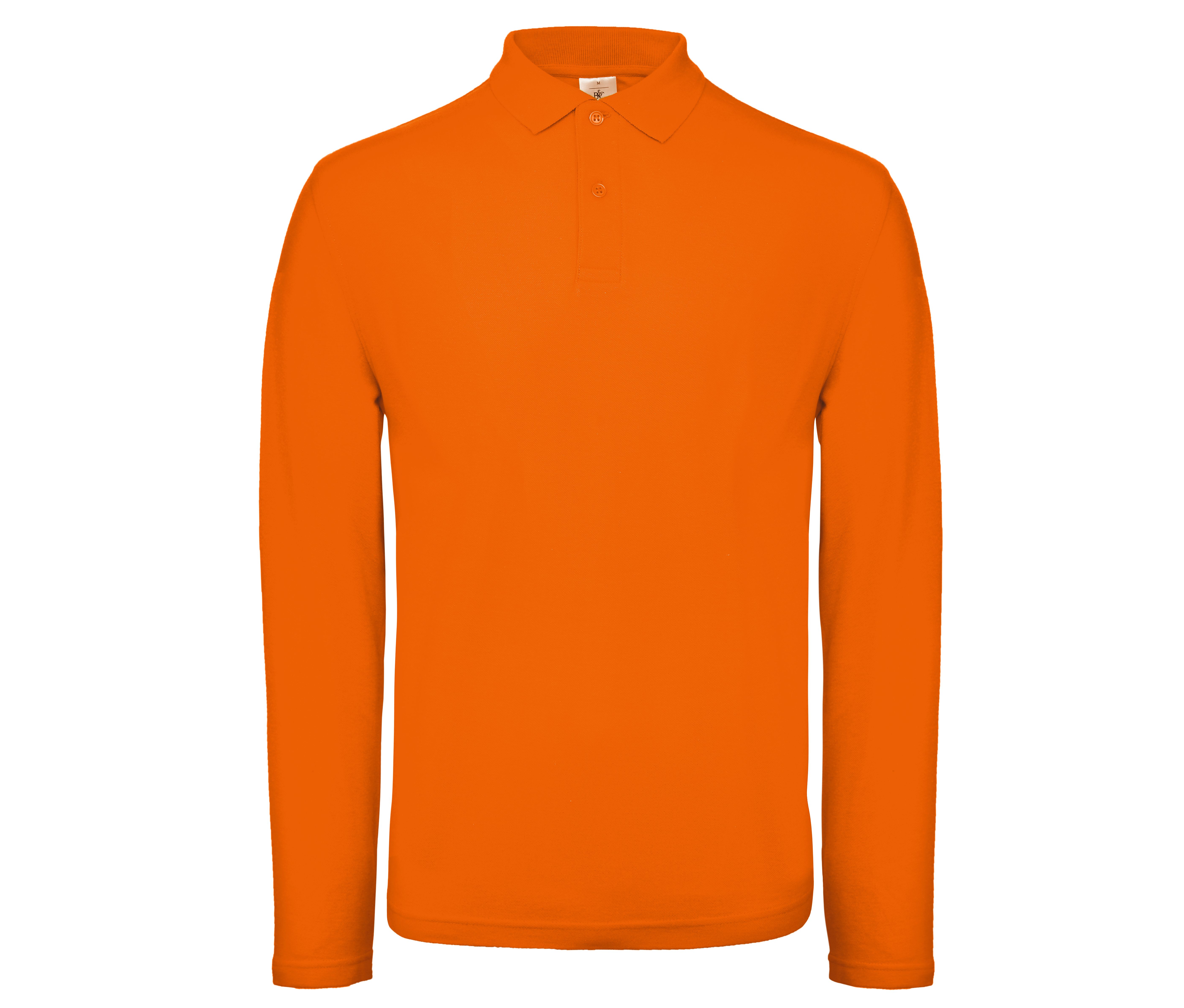 B&C ID1LS - Polo Homme Manches Longues