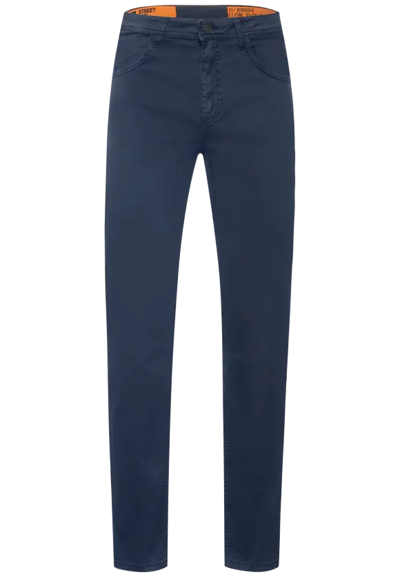 Slim Fit Hose - deep navy blue