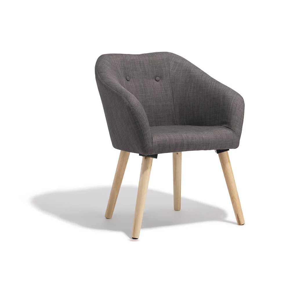 Fauteuil anthracite Joseph