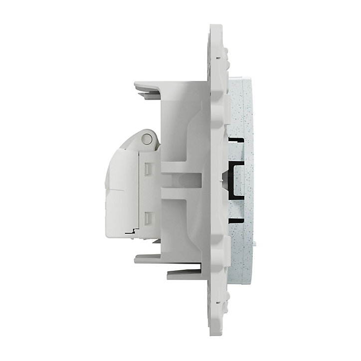 Prise RJ45 grade 3 (multimédia) catégorie 6 UTP à vis Odace recyclé Schneider Electric blanc