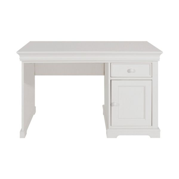 Kidsmill Chateau Kinderkamer Wit | Bed 90 x 200 cm   Bureau   Kast 2-Deurs