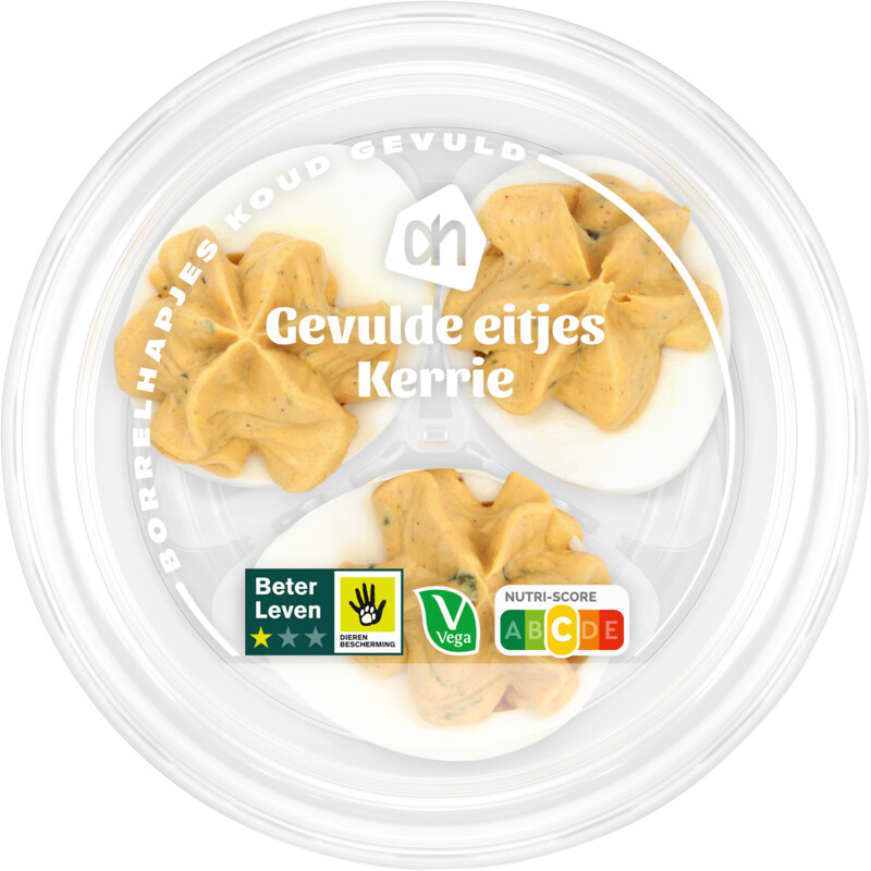 AH Gevulde eitjes kerrie