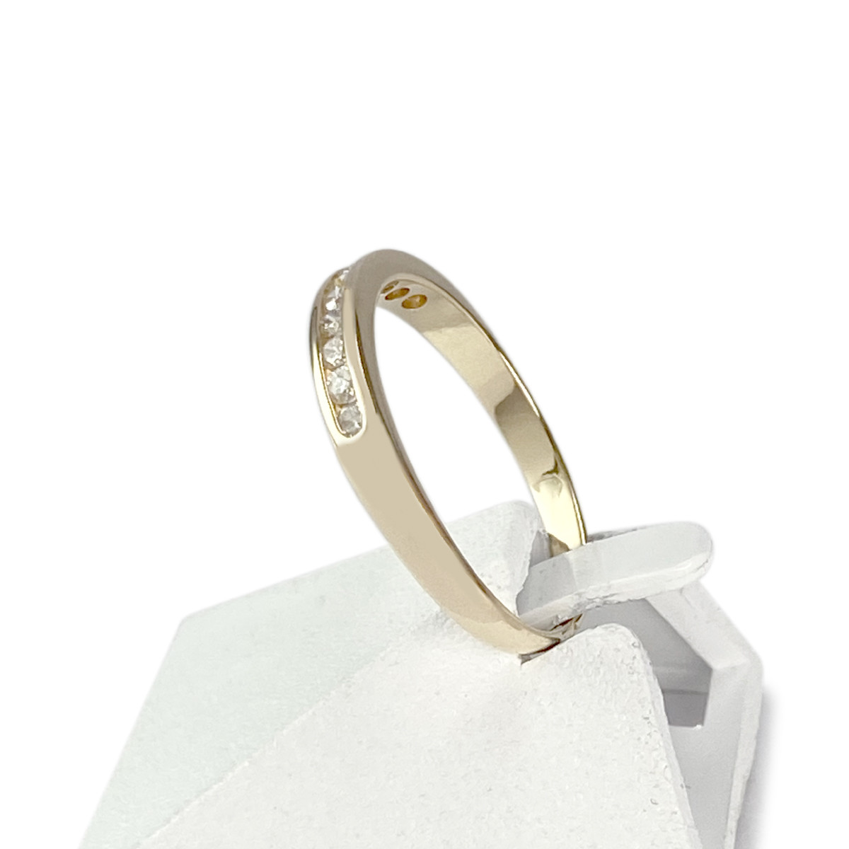 Bague d'occasion or 750 jaune diamants