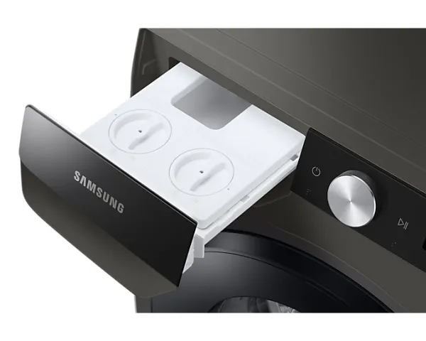 Samsung WW5300T WW80T534AAX - Vaskemaskine - Wi-Fi - bredde: 60 cm - dybde: 55 cm - højde: 85 cm - frontbetjening - 61 liter - 8 kg - 1400 rpm - sort/inox