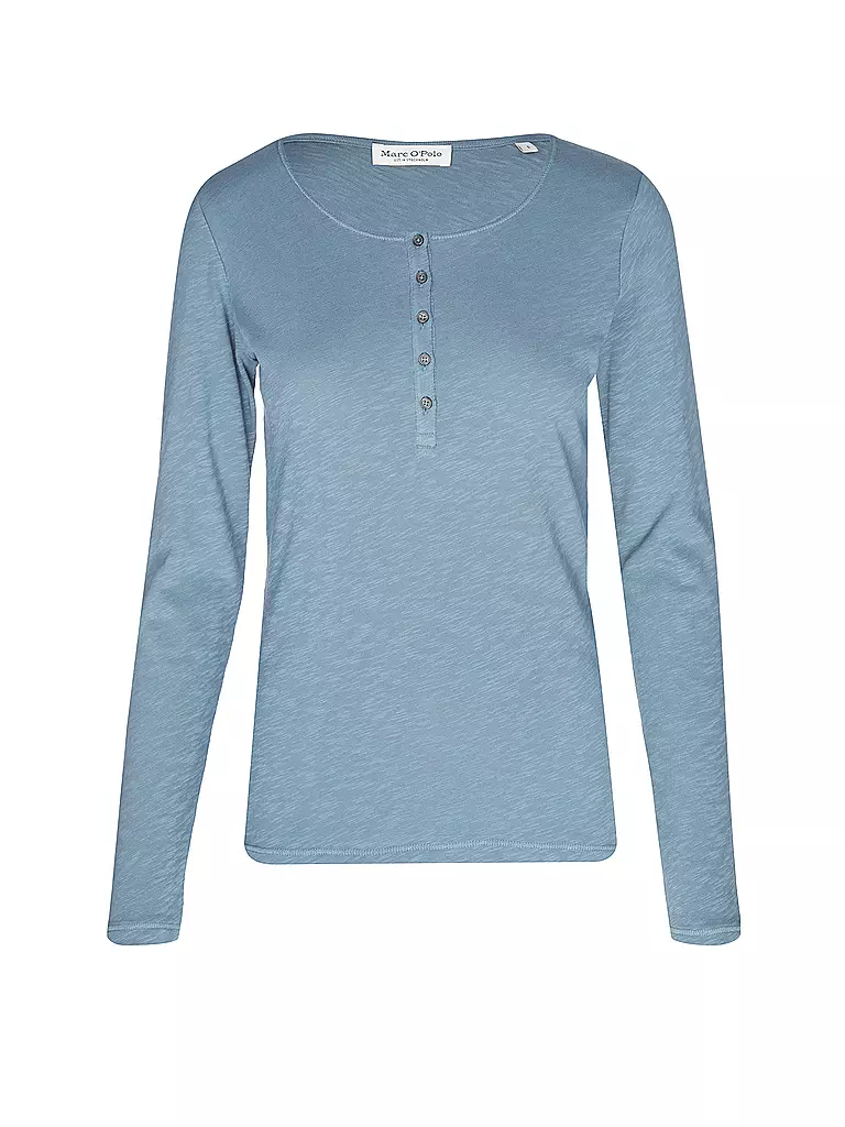 MARC O'POLO Langarmshirt  blau