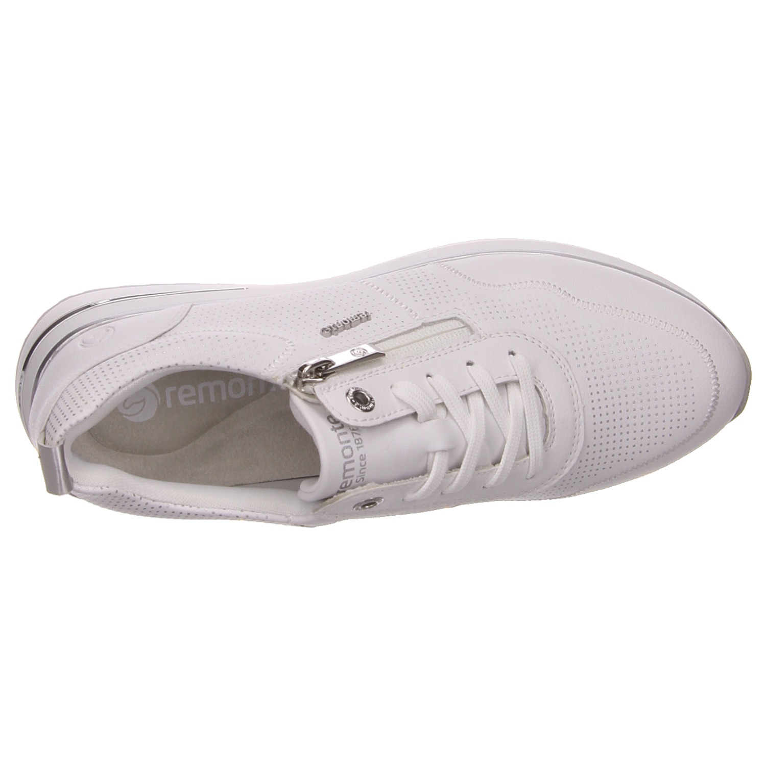 Remonte Sneaker weiß/silber weiss/weiss kombi