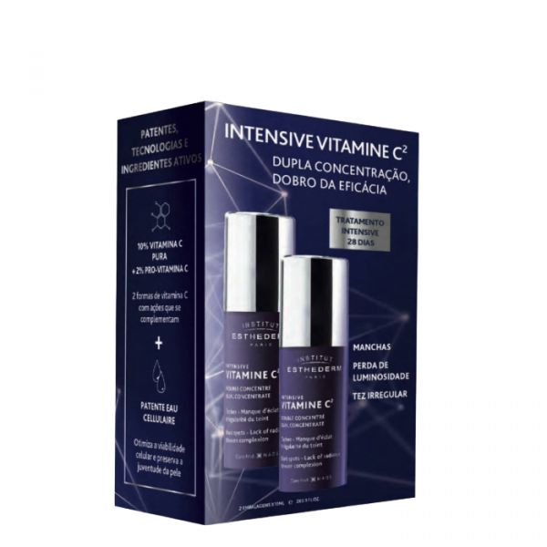 Institut Esthederm Intensive Vitamine C² Dupla Concentração 2x10ml Coffret