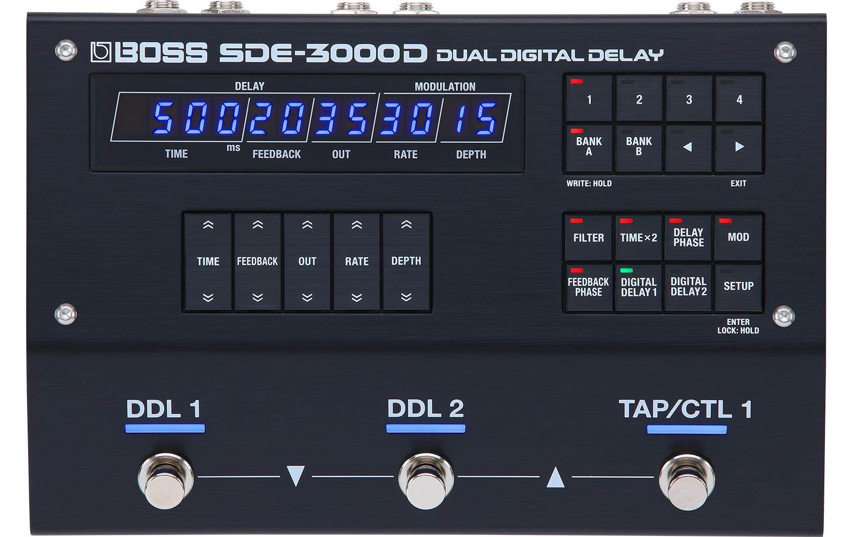 Pedal SDE-3000D<br>Dual-Delay-Pedal wie aus den 80er im Bodentreter-Format