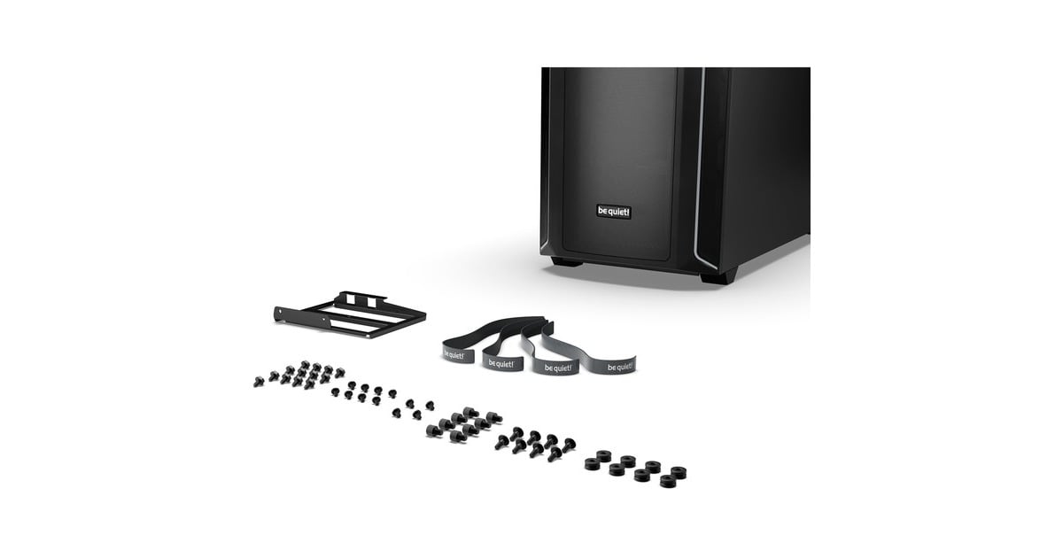 be quiet!SHADOW BASE 800 DX midi tower behuizing  (Zwart | 2x USB-A | 1x USB-C | RGB | Tempered Glass)