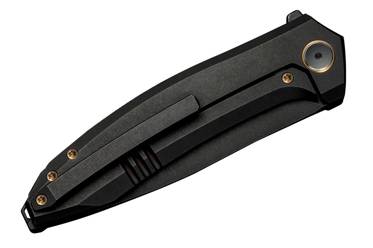 WE Knife Acuminal WE23070-1 Black Vanax, Black Titanium, zakmes