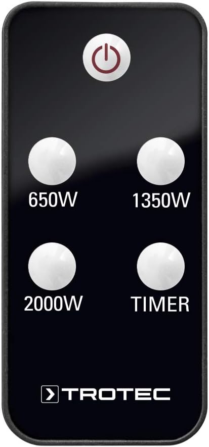 TROTEC Terrassen-Heizstrahler IRS 2000 E Infrarotheizer 3 Heizstufen 2.000 W 24-Stunden-Timer 16119957