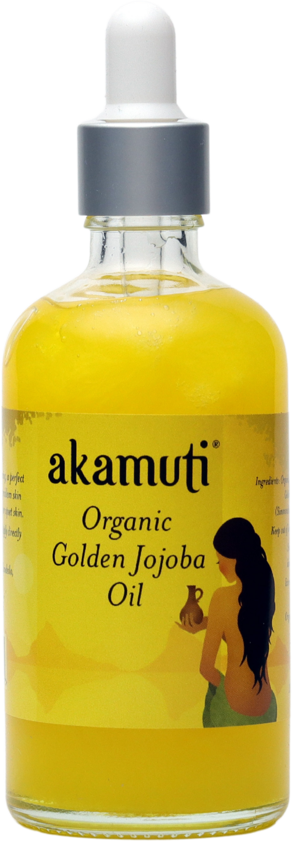 akamuti  Organic Golden Jojoba Oil, 100 ml