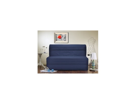 TBD - Joe banquette bz 3 places - tissu bleu marine - contemporain...
